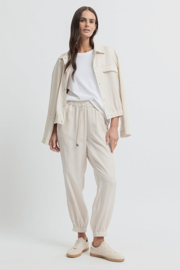 Yarra Trail Natal Shacket - Cashew