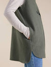 SIROCCO Boiled Wool Vest - Sage