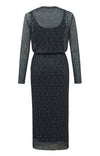 YAYA DRESS - Blueberry blue dessin