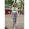 La Petite Etoile Graphic Print Pants - Multicolored