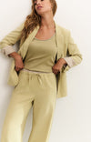YAYA Loose Fit Blazer - Soft Green