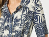 Gordon Smith Palm Cove Print Button Dress - Navy Multi