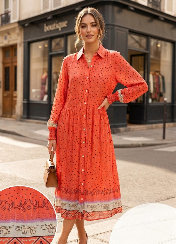 Piti Cuiti Maxi dress- red