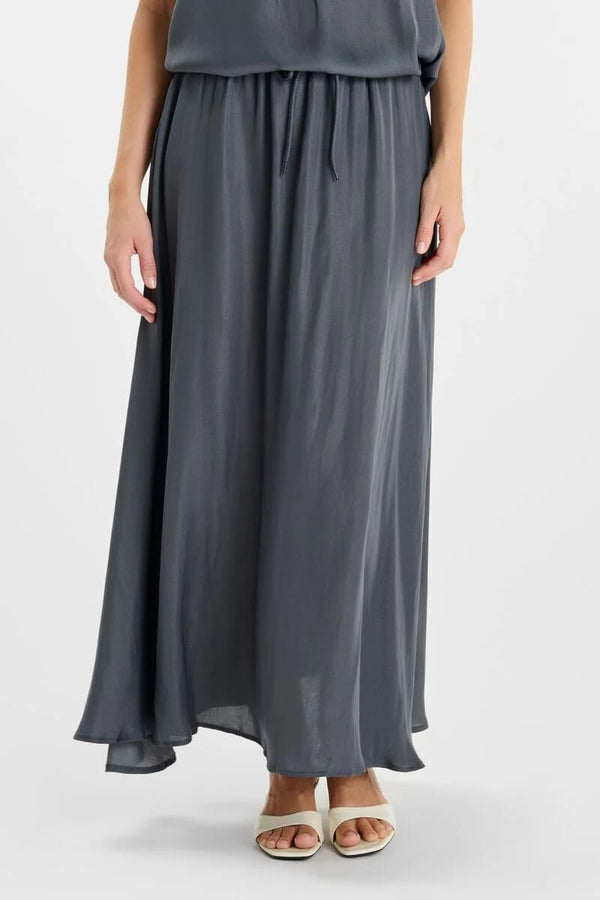 Le Temps Des Cerises Skirt - Asphalt