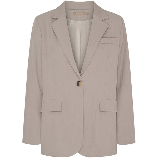 MARTA DU CHATEAU Mdcmajken Blazer - Dark Beige