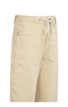 YAYA Coloured Denim with Drawstring - Warm Beige