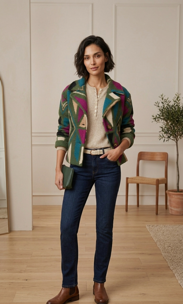 Made in Italy- Pati Jacket - multi colour