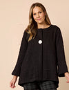 Threadz Script Jacket - Black