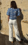 La Petite Etoile Straight-leg Jean - White