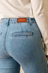 La Petite Etoile Sonny Flare Jean - Stone