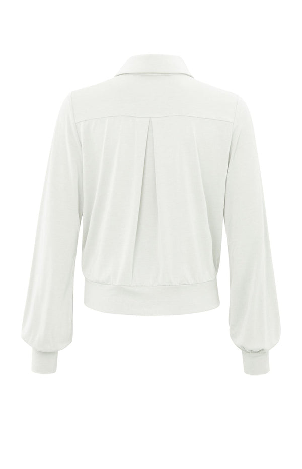 YAYA Double Layer Jersey Blouse