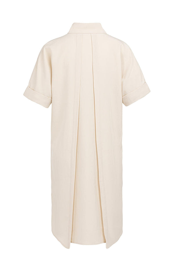 YAYA Dress with Short Sleeves and Polo collar