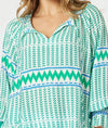Threadz Geo Top - Elm Multi