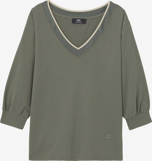 Le Temps Des Cerises Ticka Shirt - Khaki