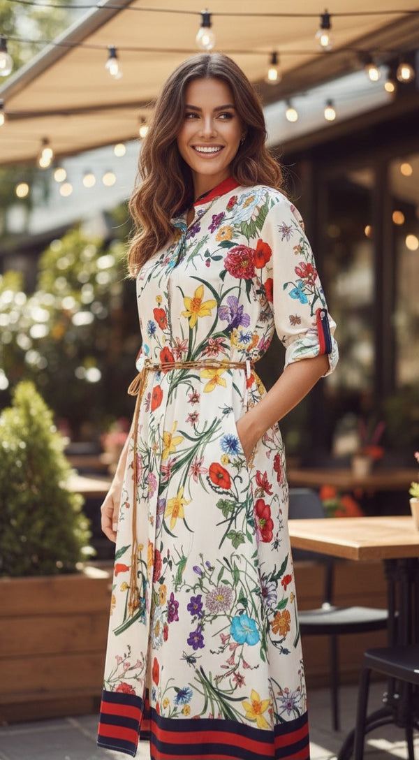 Made in Italy Pati Dress - Floral Print