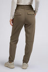 YAYA High Waist Pants - Falcon Brown