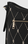 PRINGLE Argyle AOP Hobo Bag - Black