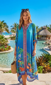 Frock n Roll Dress - Blue Unique Print