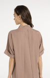 YAYA Dress with Short Sleeves and Polo collar