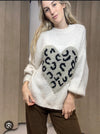 Made In Italy- Stone Pati Knit Pullover
