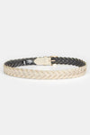 Le temps Braided Golden Kebir Belt-Gold