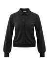 YAYA Double Layer Jersey Blouse