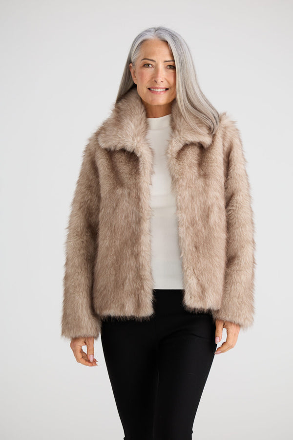 Brave+True Steinway Jacket - Taupe Fleck