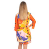 Isla Bonita Beaded Shirt Dress - Eye Print