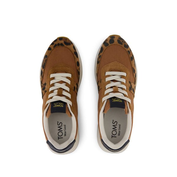 TOMS TRVL LITE Retro Runner Sneaker- Brown Sugar