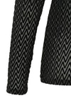 YAYA Mesh Top - Phantom Dessin