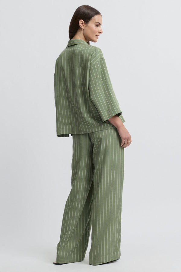 Yarra Trail Lichen Pant - Moss/White