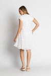 LulaLife Shayna Tiered Dress - White
