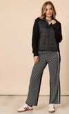 Threadz Spliced Pant - Black Ivory
