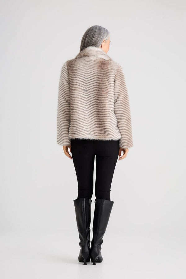 Brave and True Steinway Jacket - Grey Stripe