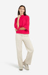 YAYA Sweater- Rose Red Melange