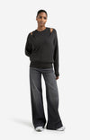 YAYA Knitted Sweater - Phantom
