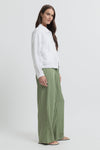 Yarra Trail Lichen Pant - Moss/White