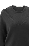 YAYA Knitted Sweater - Phantom
