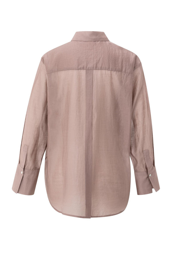 YAYA Refined Back Detail Blouse - Blush Pink