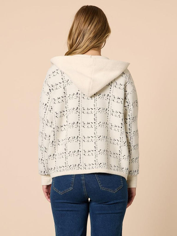 Threadz Mademoiselle Knit Jacket - Ivory
