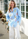 Marta Du Chateau shirt-blue stripe