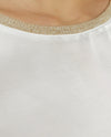 ANDAM Short Crew Neck Blouse - Crudo-95