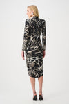Joseph Ribkoff Wrap Dress - Animal Print