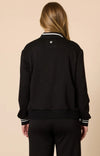 Empire Spliced Jacket - Black Ivory