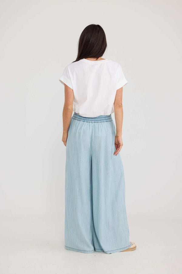 Brave and True Phillipa Pants - Icy Blue