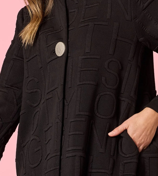 Threadz Script Jacket - Black