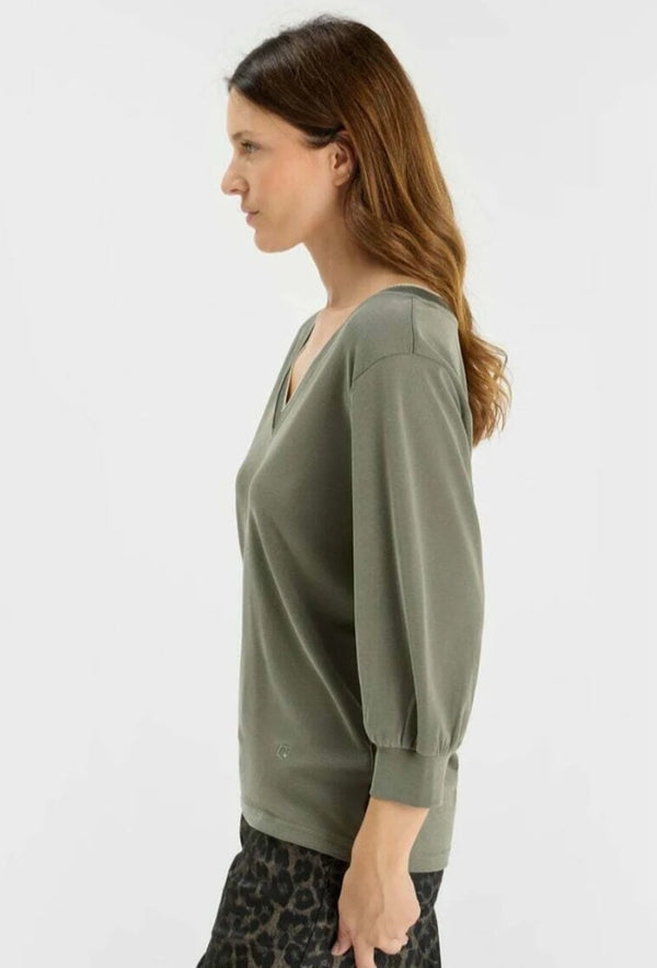 Le Temps Des Cerises Ticka Shirt - Khaki