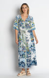 LulaLife Dita Shirt Dress - Ocean