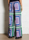 La Petite Etoile Graphic Print Pants - Multicolored