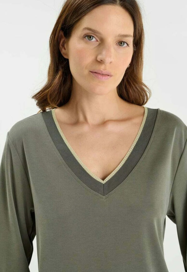 Le Temps Des Cerises Ticka Shirt - Khaki